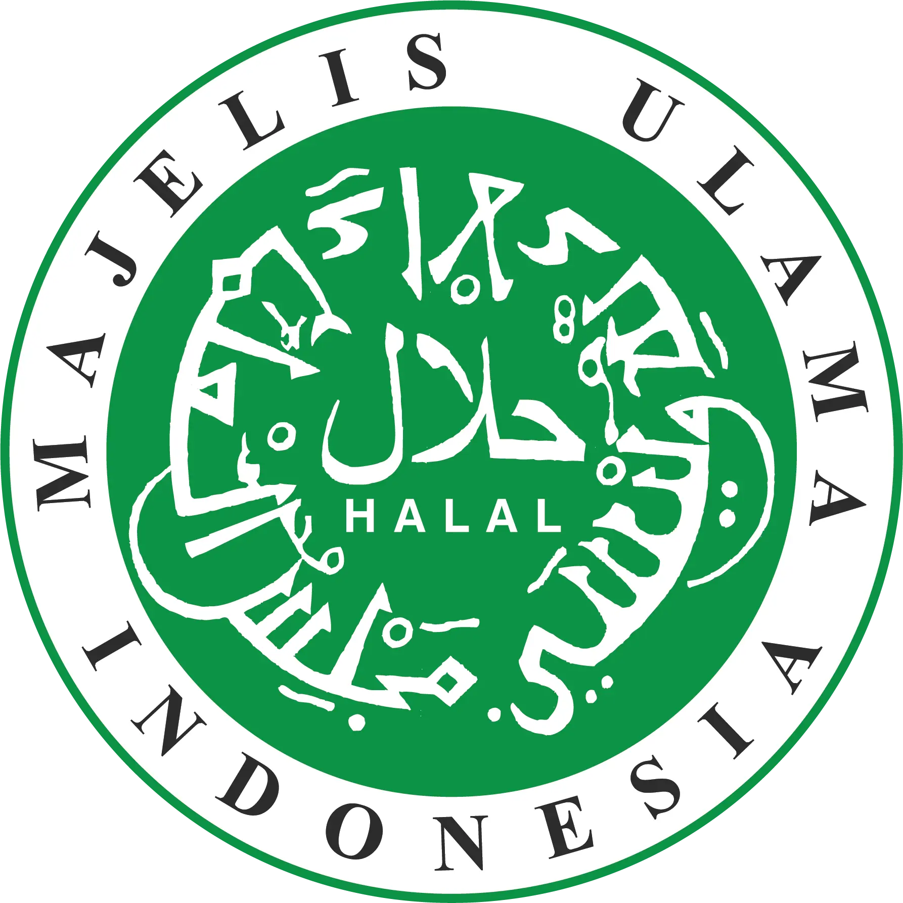 Logo Halal Resmi dari MUI (Majelis Ulama Indonesia)